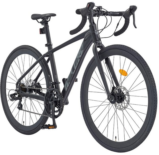 스마트 700C 밀로드 2026년 알루미늄 로드자전거 듀얼레버, 1개, 180cm, 블랙 490 미조립