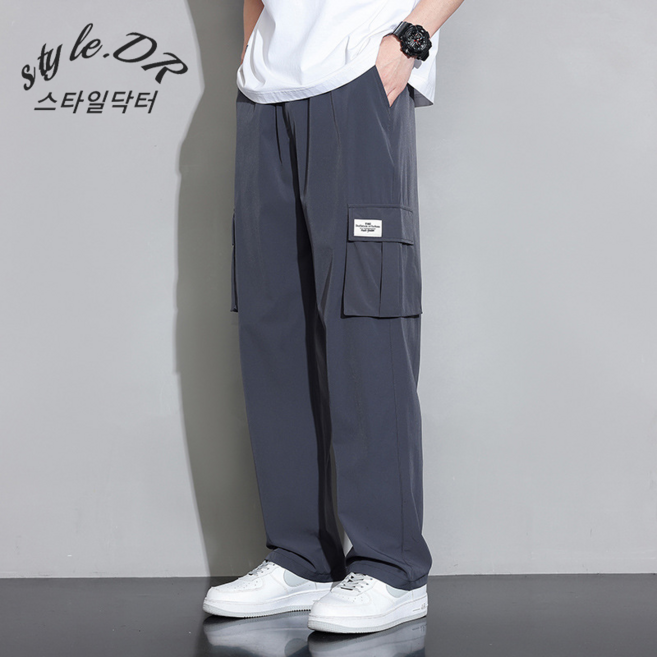 스타일닥터 남자 바지 여름 바지 냉감 바지 급속 건조 남성 아웃도어 트레이닝 작업복