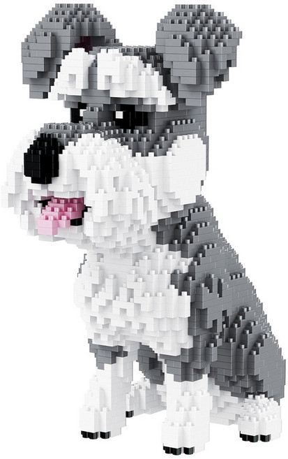 [알꿀밤-나노블럭-마이펫] BA빅 슈나우져, 1개