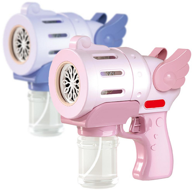 러블리버블 텐 10구 버블건 비누방울총 비눗방울 어린이 유치원 달란트 성경학교 선물, 러블리버블텐 핑크, 1개