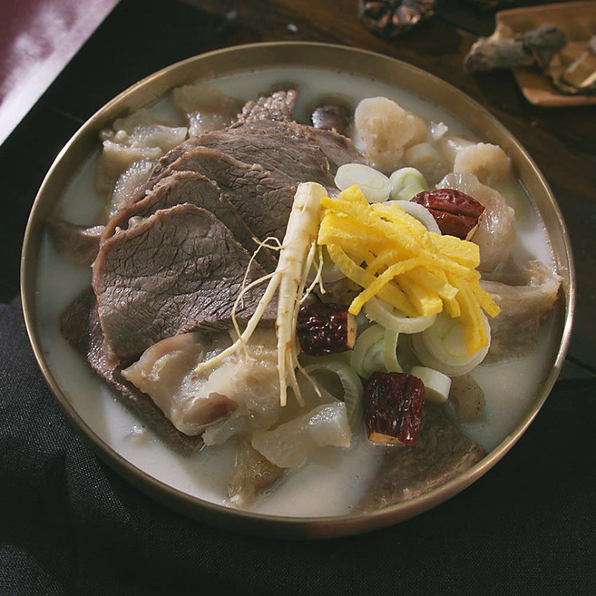 의령 진 도가니탕 도가니 스지 사골 육수 진한 맛 총, 8세트, 800g