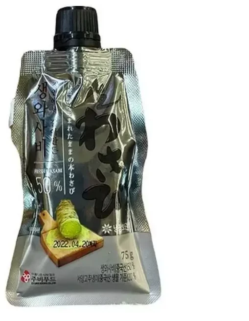 주비푸드 자연에서 갈아만든 생와사비 75g, 5.075kg, 1개