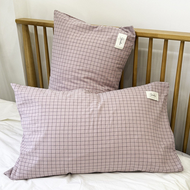 몽슬립 자루형 60수 순면 호텔 베개커버 2p