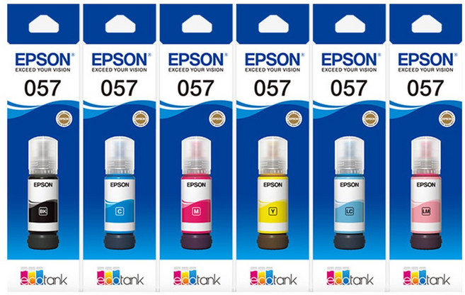 EPSON 原廠墨瓶 T09D (057) 適用 L8050/L18050, 1套, 6色