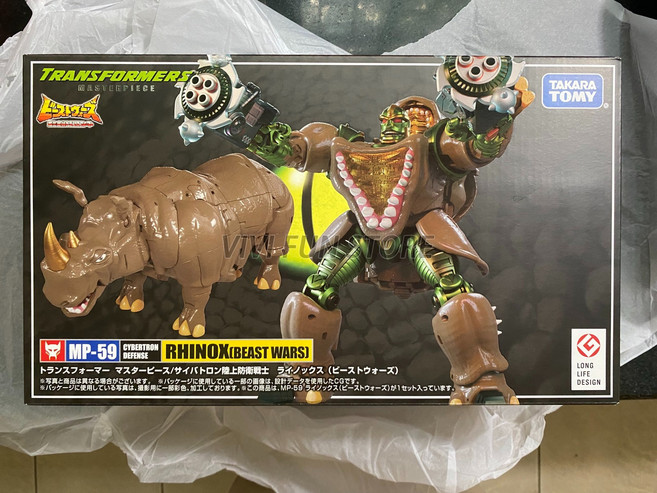 재고 TAKARA TOMY MP59 RHINOX 비스트 워즈: 트랜스포머 모델 장난감 마스터피스 워시