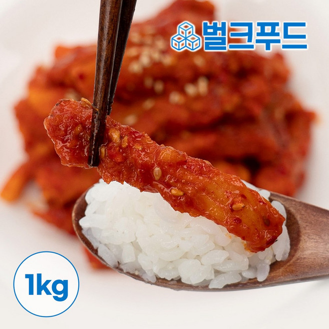 홍어회무침 1kg 업소용 홍어무침 보쌈 냉면 고명, 1개, 단품