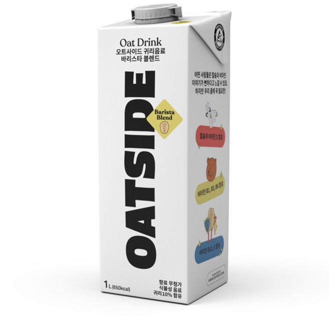 오트사이드 귀리음료 바리스타 블렌드 1L, 1개