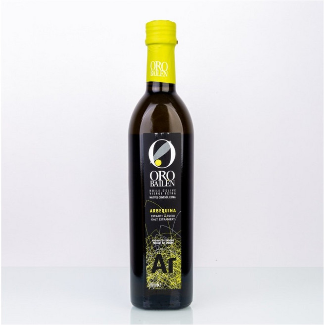 오로바일렌 아르베키나 엑스트라 버진 올리브 오일, 1개, 500ml