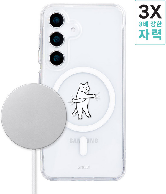 갤럭시A16 A165 전용 강력한 맥세이프 디자인 투명케이스