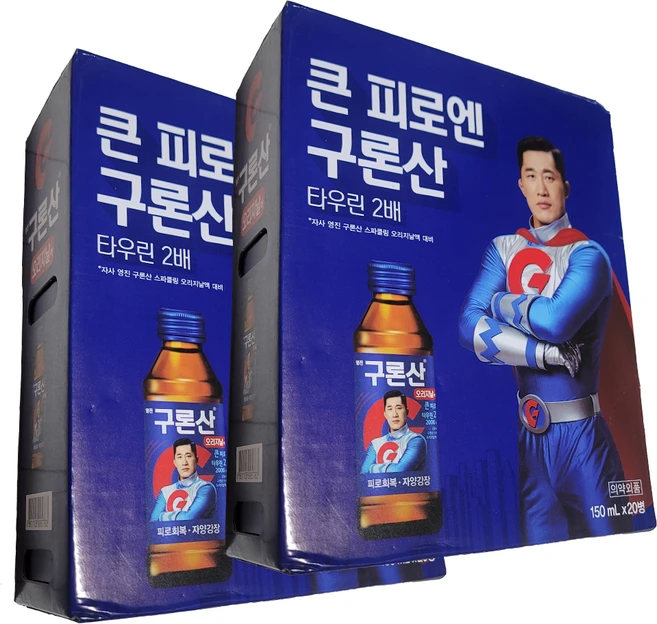 피로회복 영진 구론산 오리지날 에너지음료, 150ml, 80병 - 쿠팡