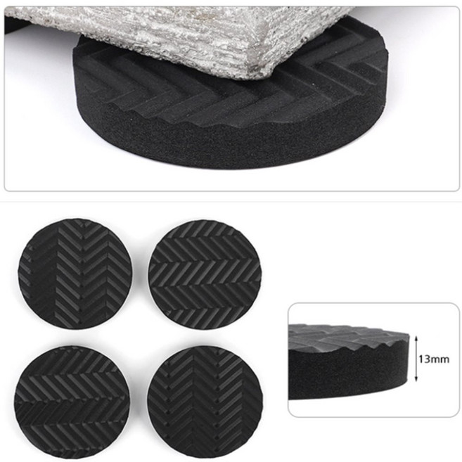 바람모아 원형 진동방지패드 4P 냉장고받침대