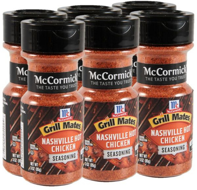 맥코믹 그릴 메이츠 내슈빌 핫 치킨 시즈닝 3온스, 3 Ounce (Pack of 6), 2) 3 Ounce Pack of 6