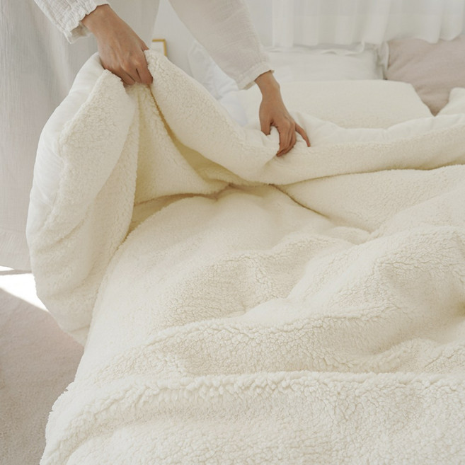 몽글몽글 뽀글이 15미리 양털 극세사 겨울이불 SS/Q/LK 풀세트