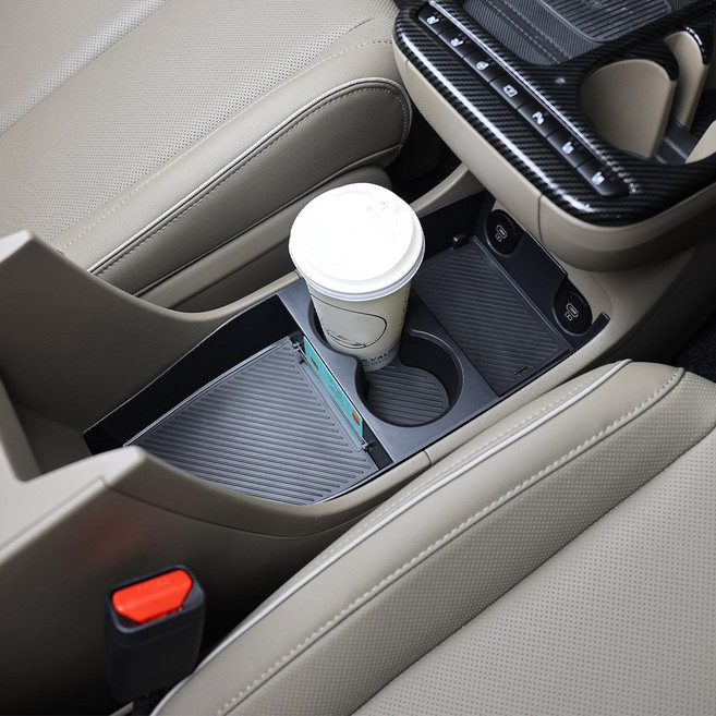 카스타 호환 더뉴 아이오닉5 페이스리프트 차량 용품 콘솔 트레이 하단 수납함, 콘솔트레이 하단  PE