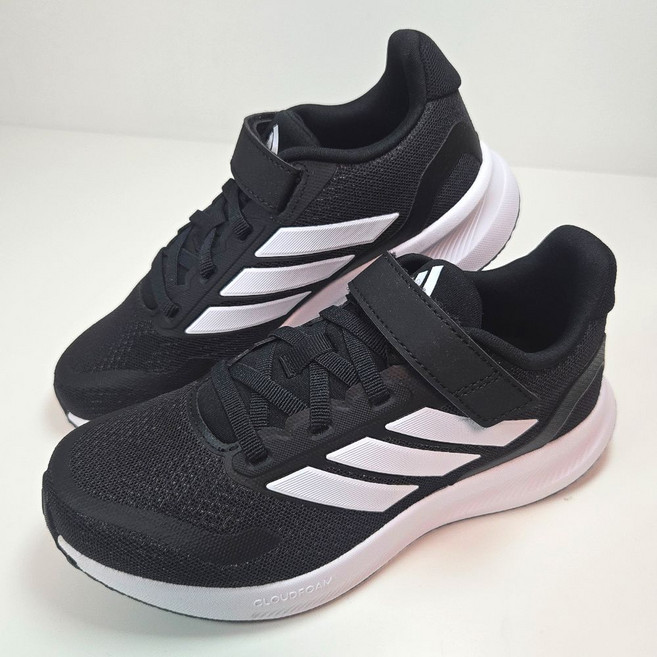 아디다스 런팔콘 키즈 블랙 찍찍이 운동화 발편한 밸크로 아동 스니커즈 유치원 초등학생 신발
