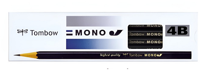 톰보우 모노 연필, 4B심, 6개