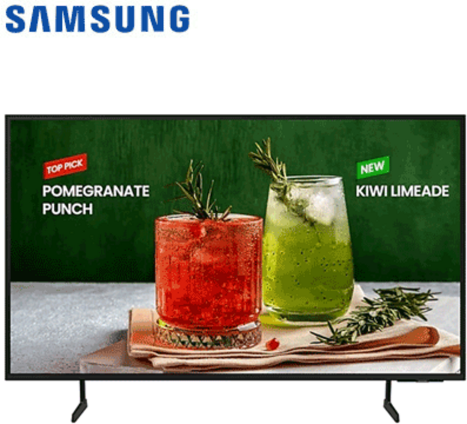 삼성전자 LH65BEDHLGFXKR 4K UHD LED TV 65인치 비즈니스 TV (스탠드형), 163.9cm