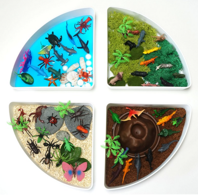 포키즈 분리형 놀이트레이, 1개