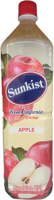 썬키스트 사과주스, 1.5L, 1개