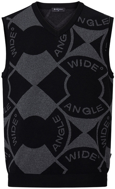 와이드앵글 공식 남성 TO 와이디 모노 골프 브이넥 스웨터 베스트 M WMP26K12C8