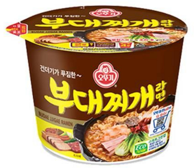 오뚜기 부대찌개라면 용기 2개 1세트, 9개