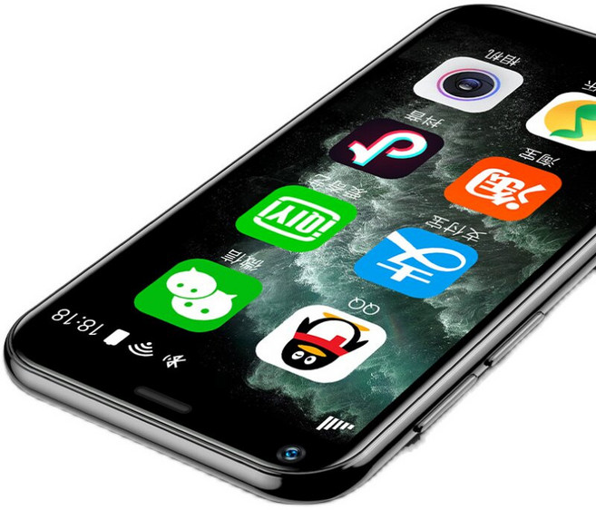 초소형 미니 스마트폰 스마트폰 공기계 핸드폰 블랙, 8GB, 8GB 메모리 블랙 공식 표준