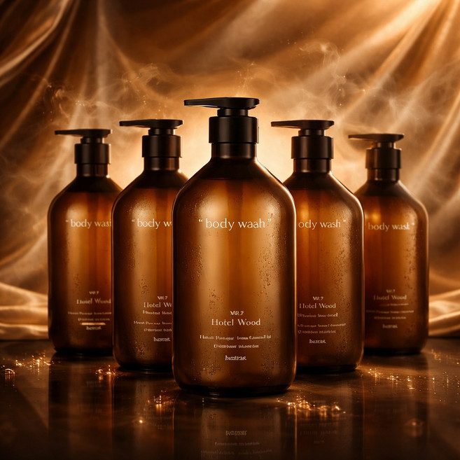 Hetras Hotel Wood 療癒沐浴乳 1.013L 無花果 桑塔爾 花園 倫敦麝香 水仙花 仙人掌, 1個, 【London  21倫敦麝香】沐浴