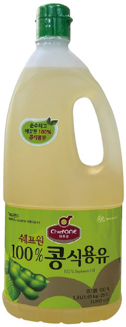 쉐프원 콩식용유, 1.8L, 1개