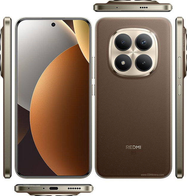 샤오미 홍미노트15프로 플러스 5G 듀얼심+e심 8램 256기가 글로벌판 자급제 공기계, 8램+256GB, 브라운, 256GB