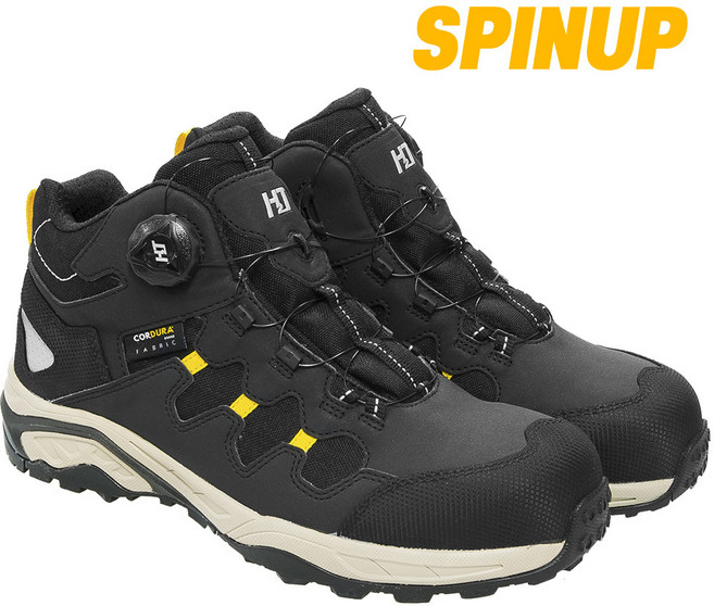 [다이얼평생보증] 초경량안전화(절연화) 스핀업터프블랙 St. Black 6인치 SMN-631V