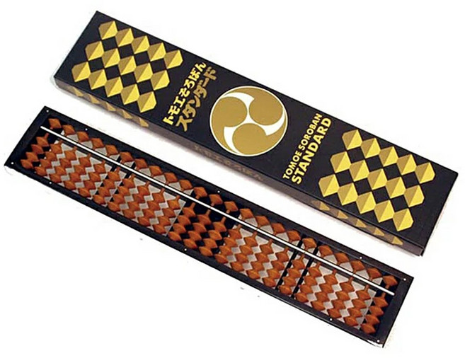 日本TOMOE 樺木珠算盤 珠心算練習 (4x23檔) 傳統算盤, 43000