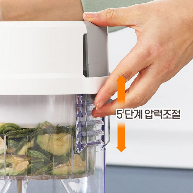 하이로 빅스텐 매직 야채 탈수기 대용량 2.4L 채소 음식 유청분리 나물 만두속 장아찌 리코타 치즈스테인레스, 1세트, 화이트