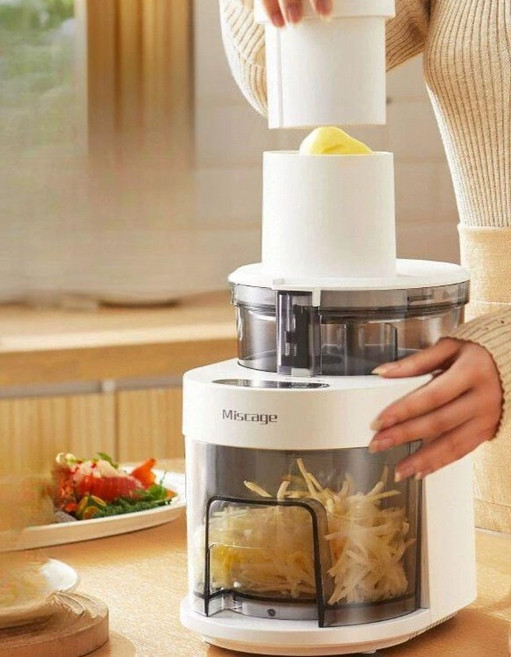 당근채칼 자동 전동채칼 야채슬라이서 고기갈기 다짐육, 1개, 채설기+슬라이스+고기갈기