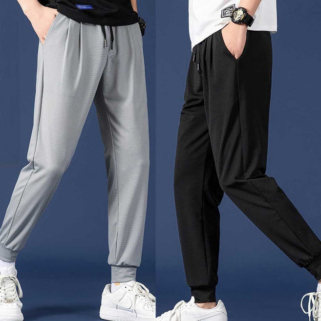 남자 홈웨어 외출복 9부 아이스 쿨바지 편한 긴바지 jck+7389WG