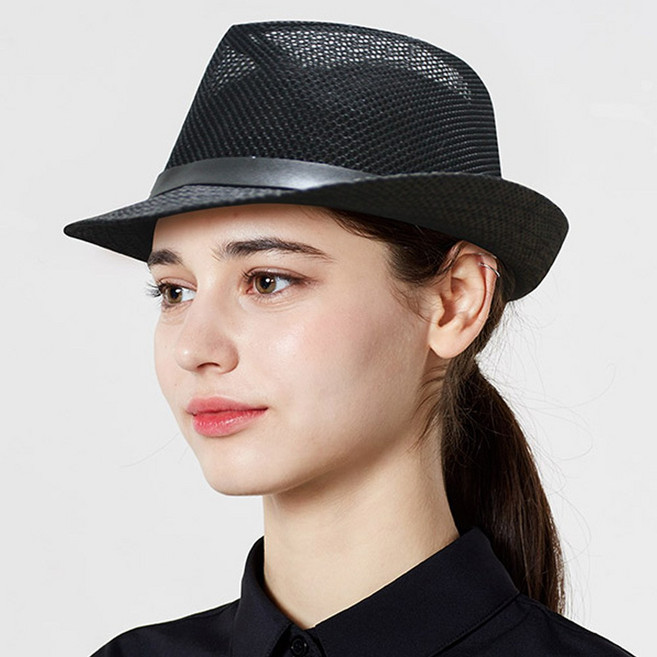 UNILOVE 메쉬 페도라 서빙모자 / 홀 유니폼 / 식당 레스토랑 단체모자