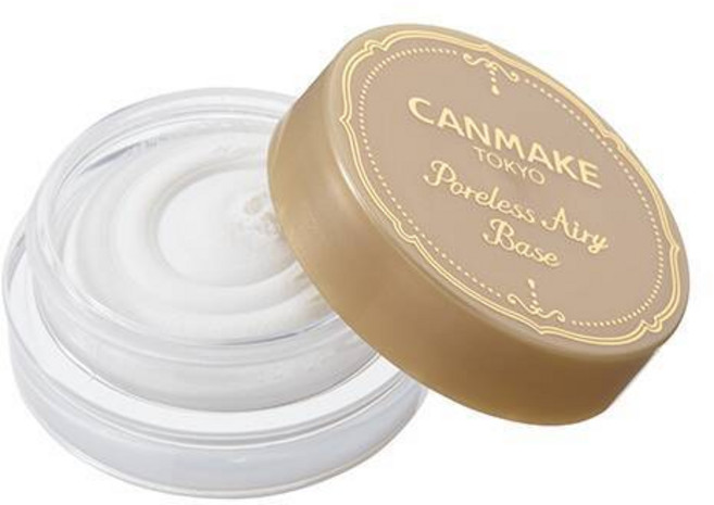 NI&ZP 日本 Canmake 柔焦舒芙蕾 毛孔修飾慕斯 妝前乳, 1個, 01白色(遮毛孔)