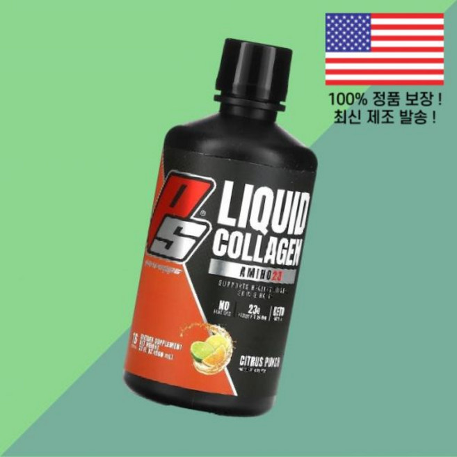 프로서프 아미노23 액상 리퀴드 콜라겐 시트러스 펀치 32온스 960ml ProSupps Amino23 Liquid Collagen Citrus Punch 32fl oz, 1개