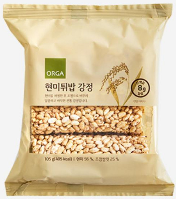 ORGA 현미튀밥 강정, 105g, 29개