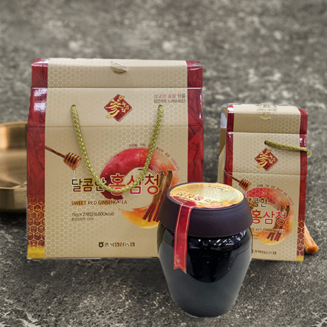 충북인삼농협 달콤한 홍삼청 1kg x 2ea