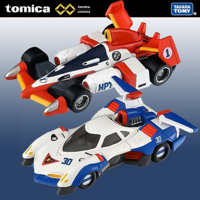 토미카 신세기GPX 사이버포뮬러 2종세트 아스라다 나이트세이버 다이캐스트 장난감, 1개