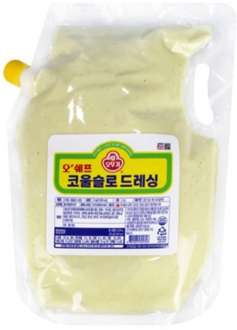 오뚜기 오쉐프 코울슬로 드레싱 3kg 업소용 대용량 빠른배송, 3개