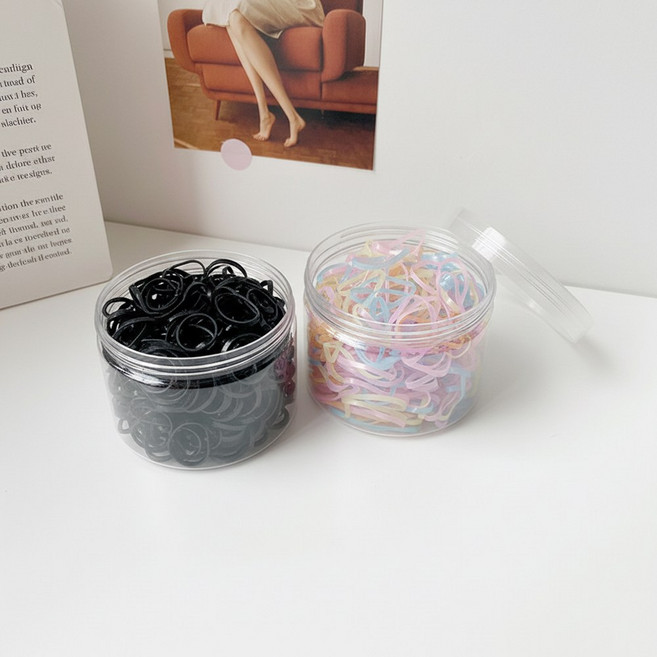 라온랩 머리고무줄 헤어 고무줄 머리 고무줄 여성 머리끈