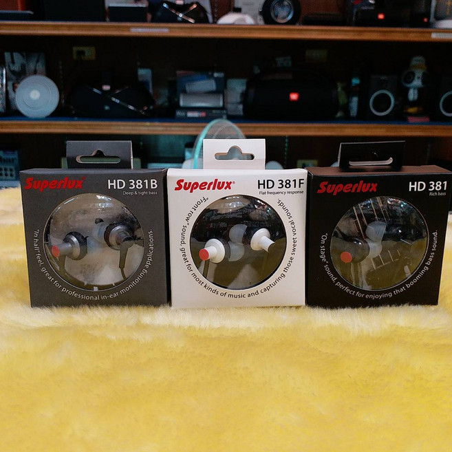 Superlux HD381 HD381F HD381B 耳道耳機 附集線器送收納袋 公司貨保固一年