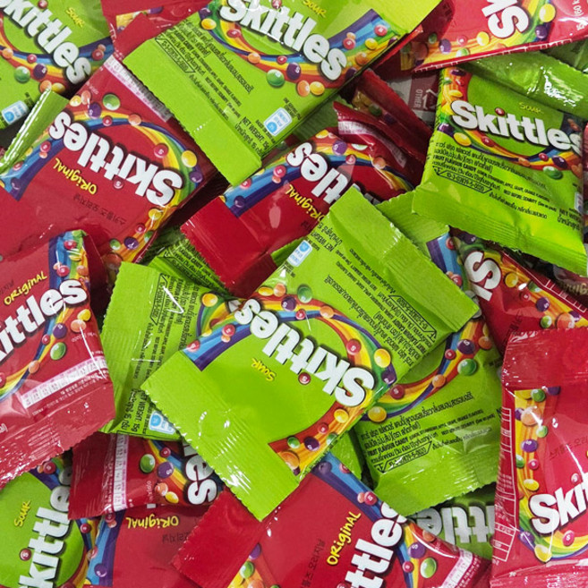 스키틀즈 믹스 펀사이즈 오리지날 유치원 학교 학원 대용량 간식, 15g, 30개