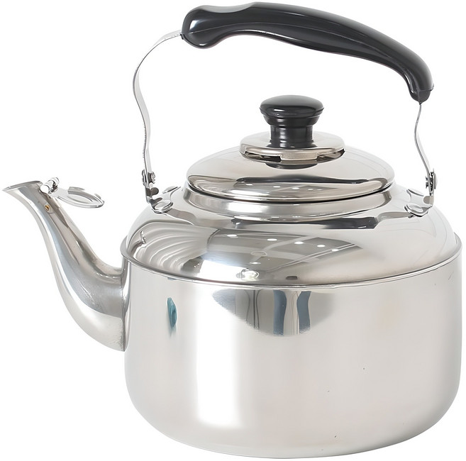 홈파워 휘슬 주전자, 2L, 실버, 1개