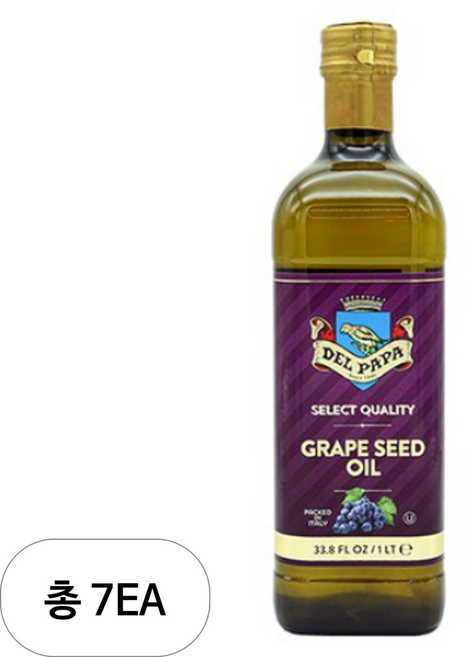 델파파 포도씨유 1000ml, 1L, 7개