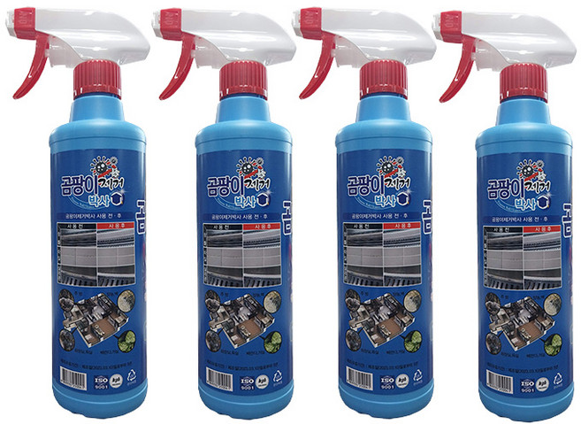 곰팡이제로 세정제, 500ml, 4개