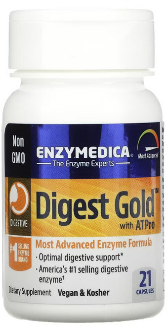 엔자임메디카 다이제스트 골드 위드 ATPro 21캡슐 엔자이메디땡 에이티프로 고약사효소, 21정, 1개