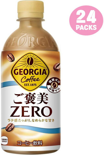 조지아 제로 커피 라테, 24개, 440ml