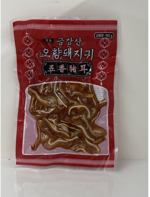 아시아식품 금강산 오향돼지귀, 150g, 1개